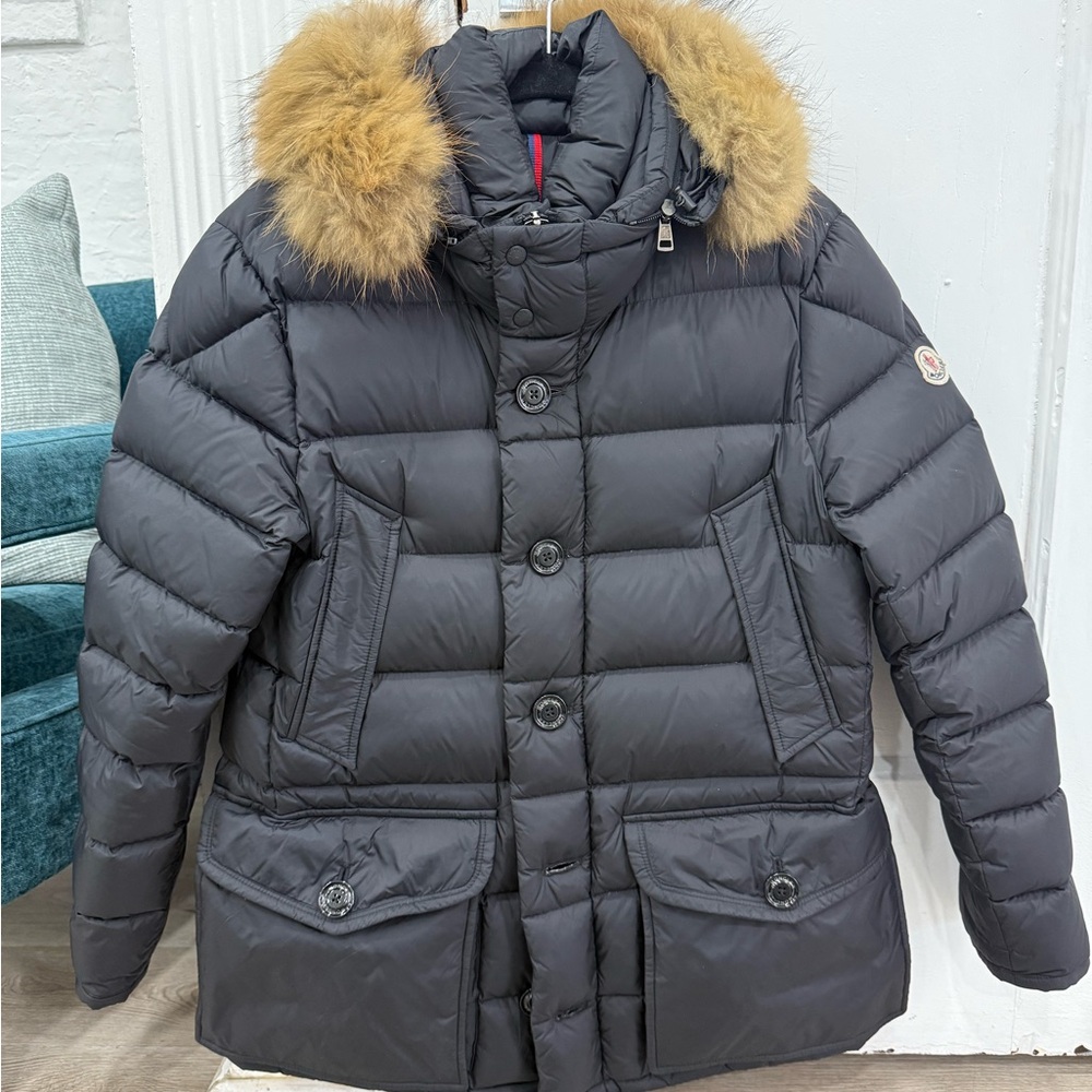Moncler Cluny Black Puffer Jacket